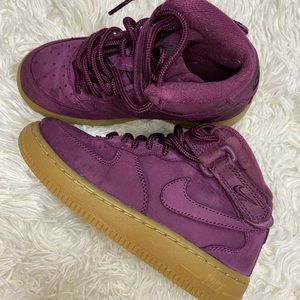 Nike | Shoes | Nike Air Force Mid Bordeaux | Poshmark